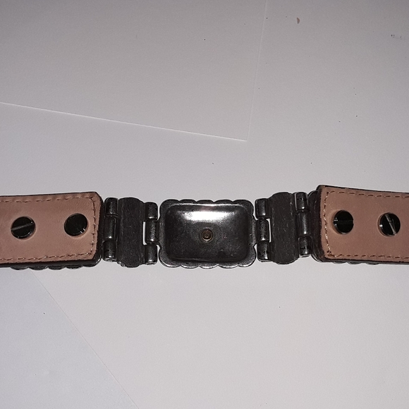 Brighton Vtg. Brown faux croc leather belt - EUC - Picture 11 of 15